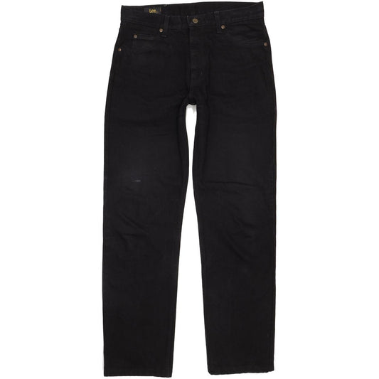 Lee Portland Men Black Straight Regular Jeans W33 L33