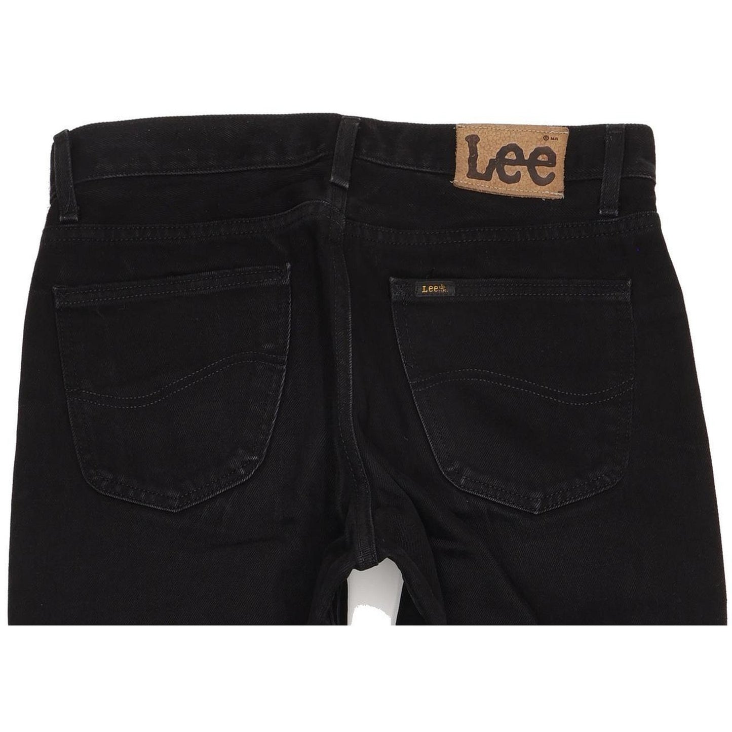 Lee Portland Men Black Straight Regular Jeans W33 L33