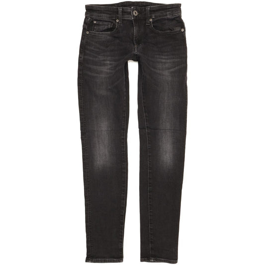 G-Star Revend Men Black Skinny Slim Stretch Jeans W28 L31