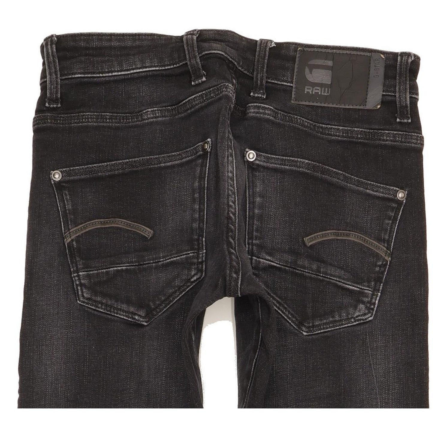 G-Star Revend Men Black Skinny Slim Stretch Jeans W28 L31