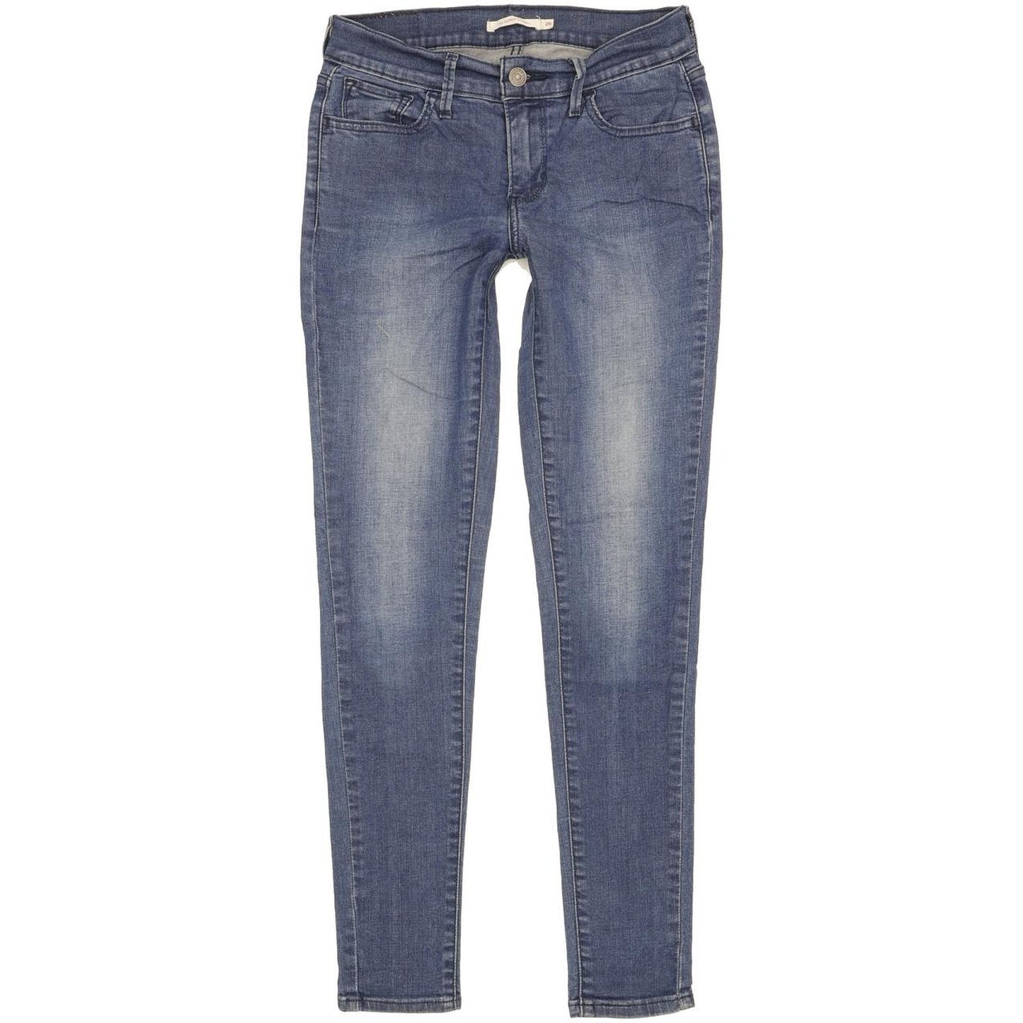 Levi's 710 Super Women Blue Skinny Slim Stretch Jeans W26 L29