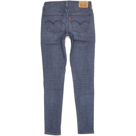 Levi's 710 Super Women Blue Skinny Slim Stretch Jeans W26 L29