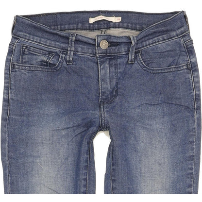 Levi's 710 Super Women Blue Skinny Slim Stretch Jeans W26 L29