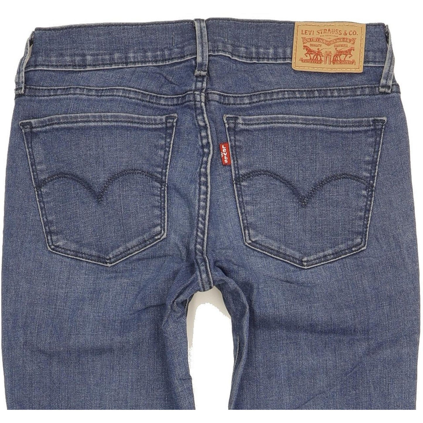 Levi's 710 Super Women Blue Skinny Slim Stretch Jeans W26 L29
