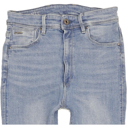 G-Star Kafey Ultra Blue Skinny Slim Stretch Jeans High Waisted W28 L32