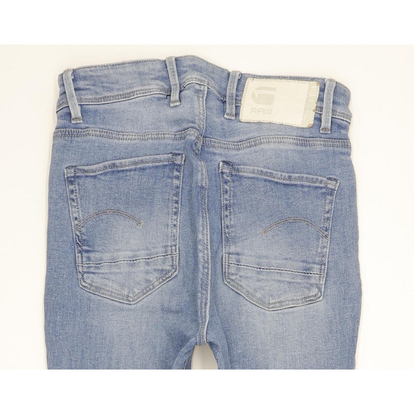 G-Star Kafey Ultra Blue Skinny Slim Stretch Jeans High Waisted W28 L32