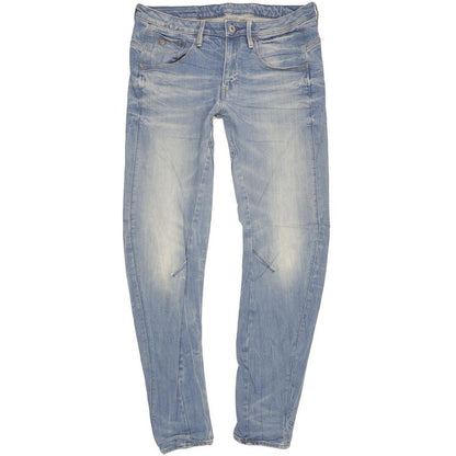 G-Star Arc 3D Women Blue Tapered Loose Boyfriend Stretch Jeans W27 L34