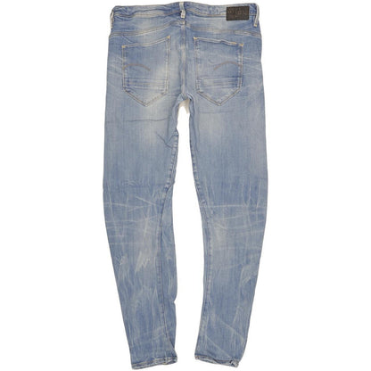 G-Star Arc 3D Women Blue Tapered Loose Boyfriend Stretch Jeans W27 L34