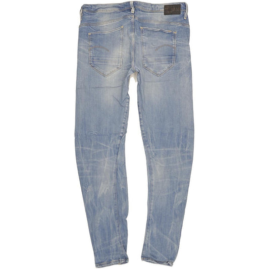 G-Star Arc 3D Women Blue Tapered Loose Boyfriend Stretch Jeans W27 L34