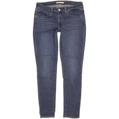 Levi's 711 Women Blue Skinny Slim Stretch Jeans W30 L29