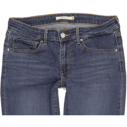 Levi's 711 Women Blue Skinny Slim Stretch Jeans W30 L29