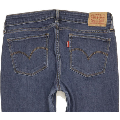 Levi's 711 Women Blue Skinny Slim Stretch Jeans W30 L29