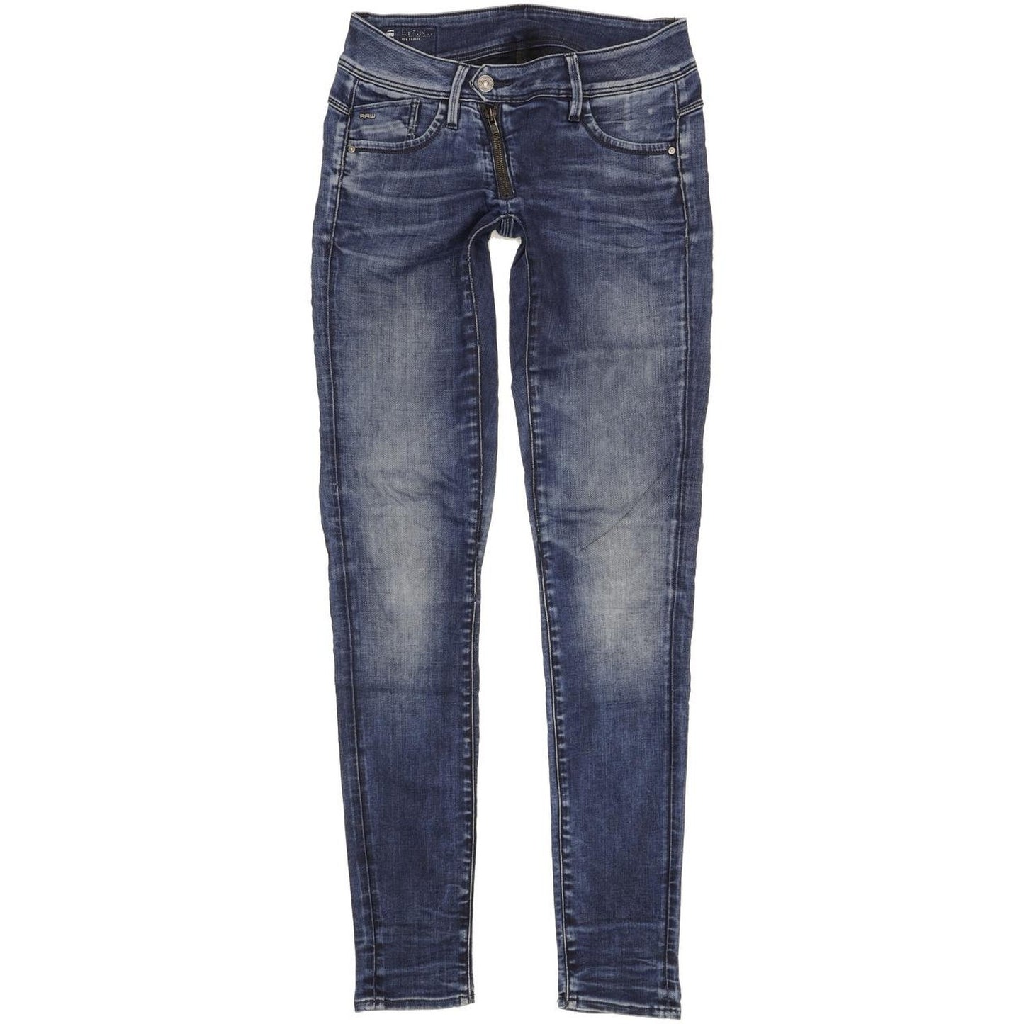 G-Star Lynn Women Blue Skinny Slim Stretch Jeans W27 L34