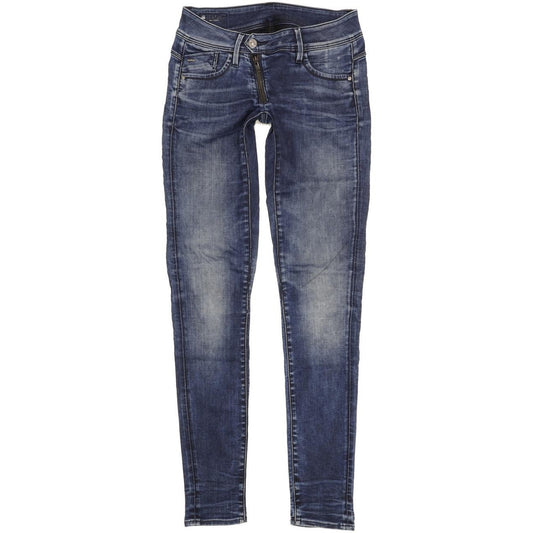 G-Star Lynn Women Blue Skinny Slim Stretch Jeans W27 L34