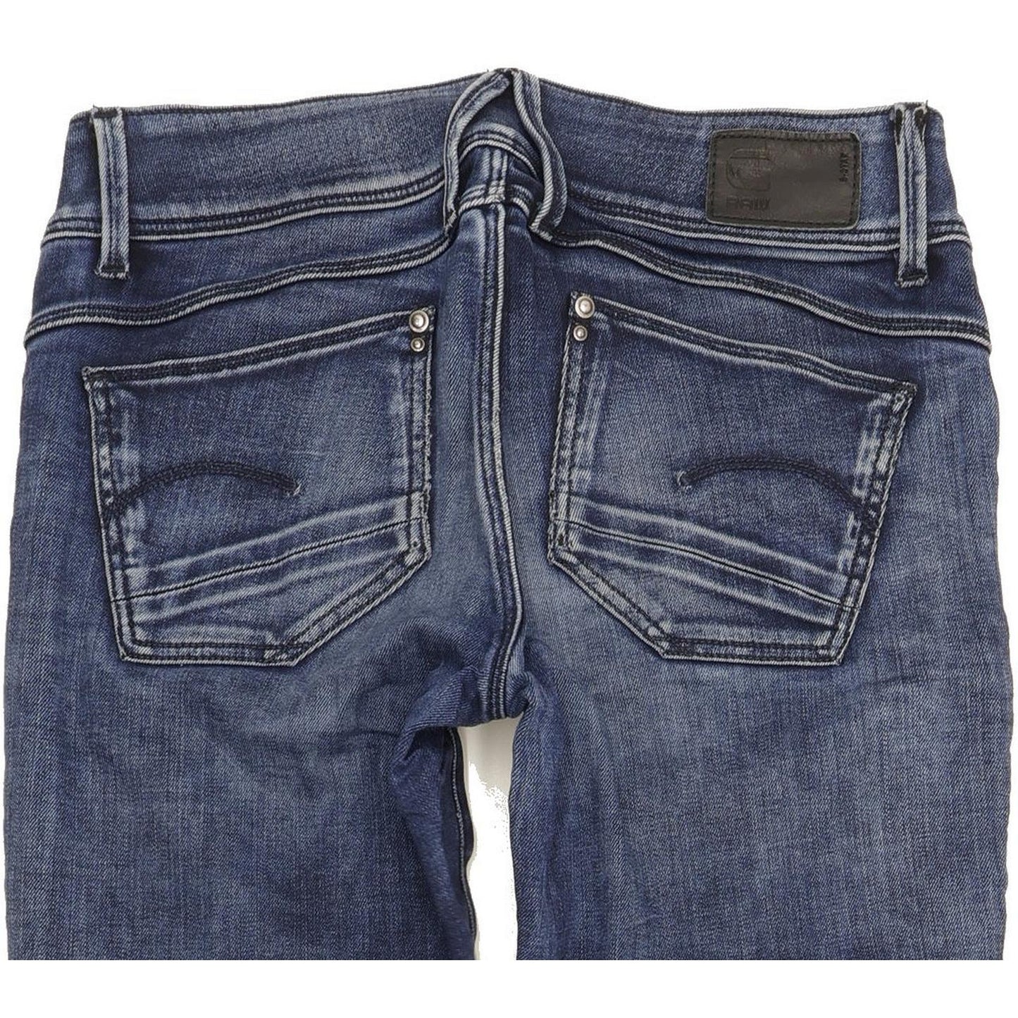 G-Star Lynn Women Blue Skinny Slim Stretch Jeans W27 L34