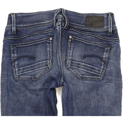 G-Star Lynn Women Blue Skinny Slim Stretch Jeans W27 L34