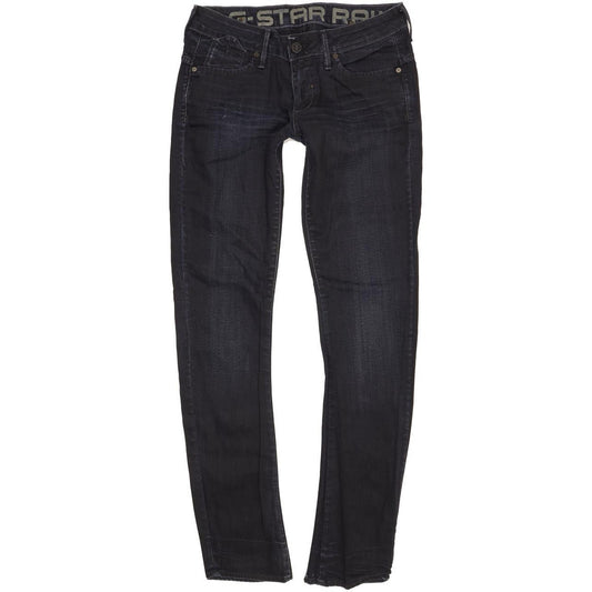 G-Star Corvet Women Navy Skinny Slim Stretch Jeans W31 L33