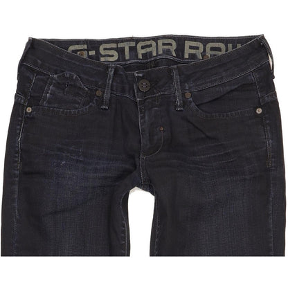 G-Star Corvet Women Navy Skinny Slim Stretch Jeans W31 L33