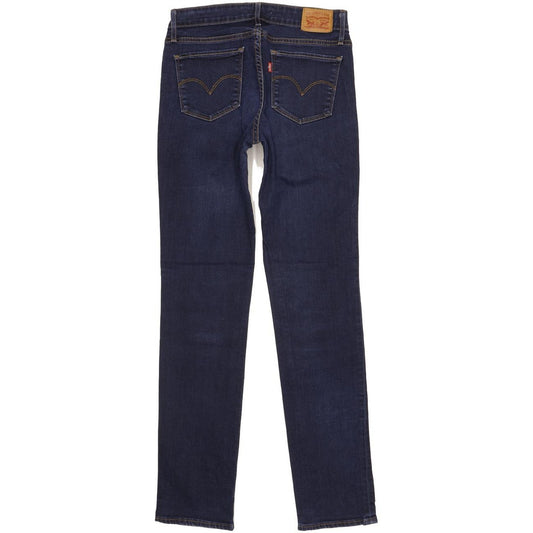 Levi's 712 Women Blue Straight Slim Stretch Jeans W28 L31