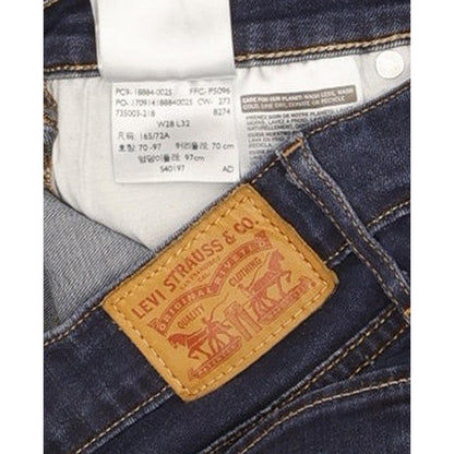 Levi's 712 Women Blue Straight Slim Stretch Jeans W28 L31