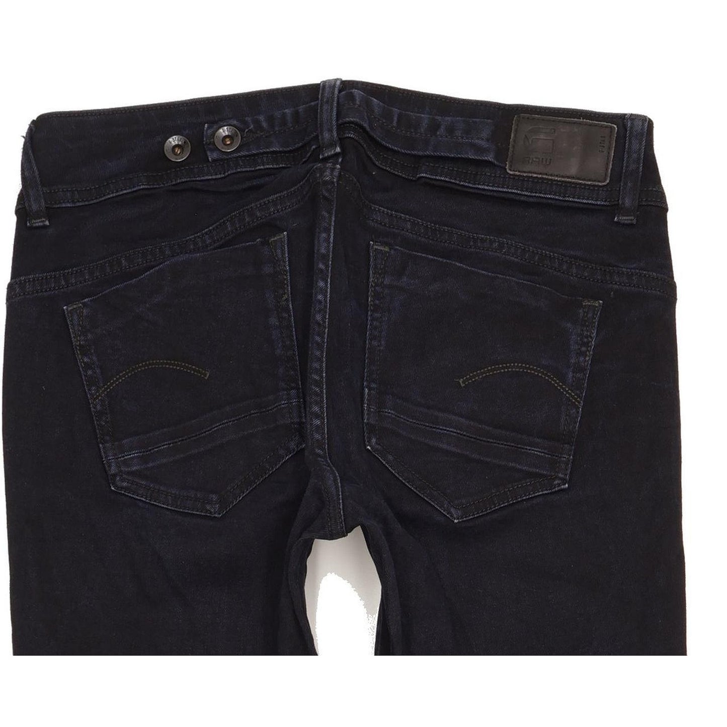 Levi's Midge Saddle Women Navy Straight Slim Stretch Jeans W30 L31