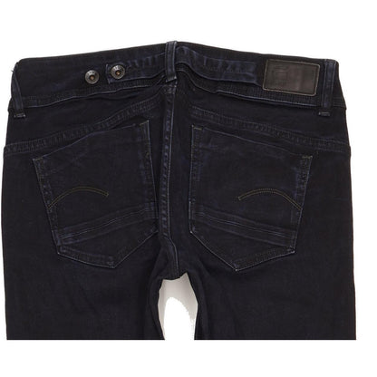Levi's Midge Saddle Women Navy Straight Slim Stretch Jeans W30 L31