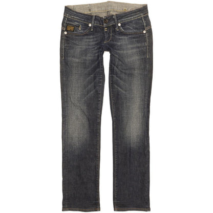 G-Star Midge Women Blue Straight Slim Stretch Jeans W27 L29