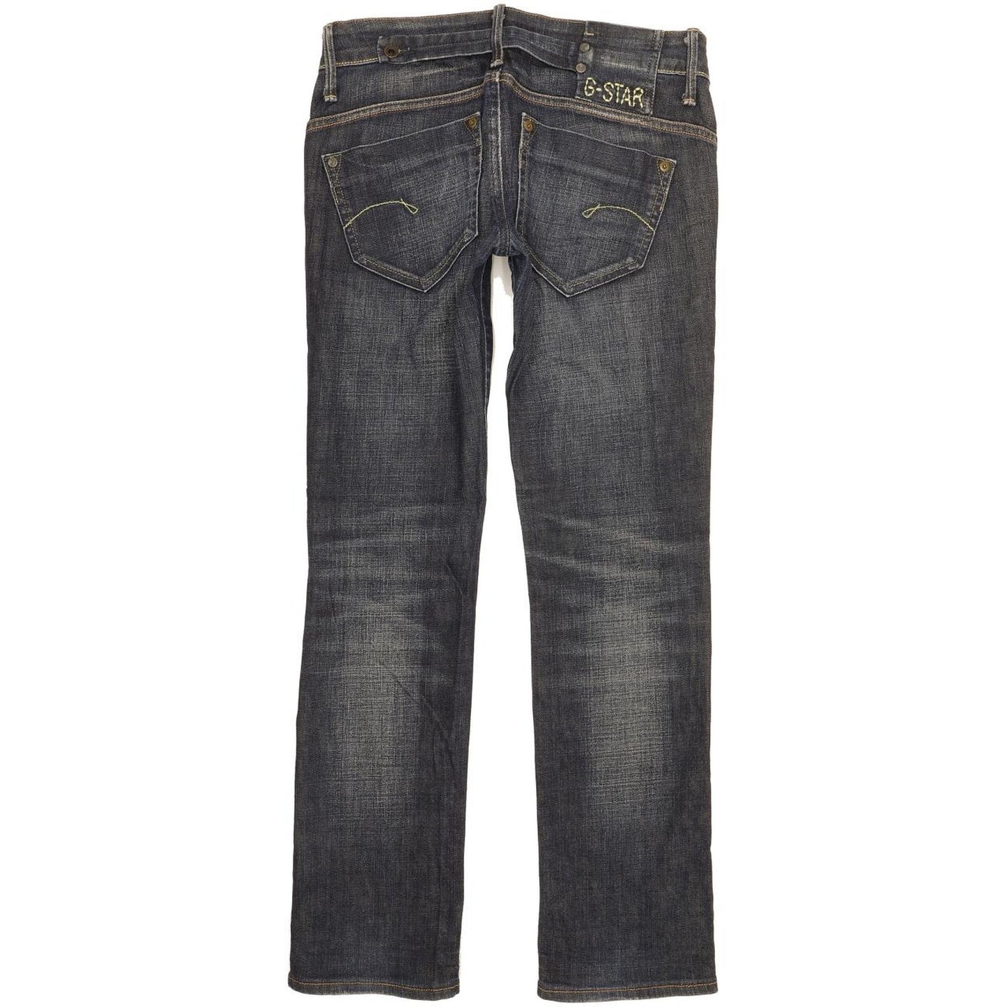 G-Star Midge Women Blue Straight Slim Stretch Jeans W27 L29