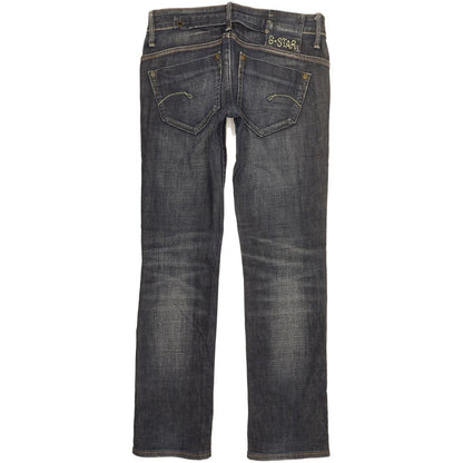 G-Star Midge Women Blue Straight Slim Stretch Jeans W27 L29