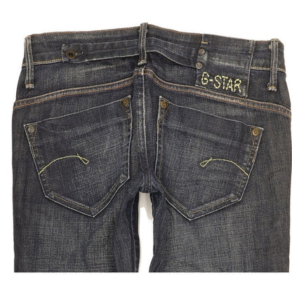 G-Star Midge Women Blue Straight Slim Stretch Jeans W27 L29
