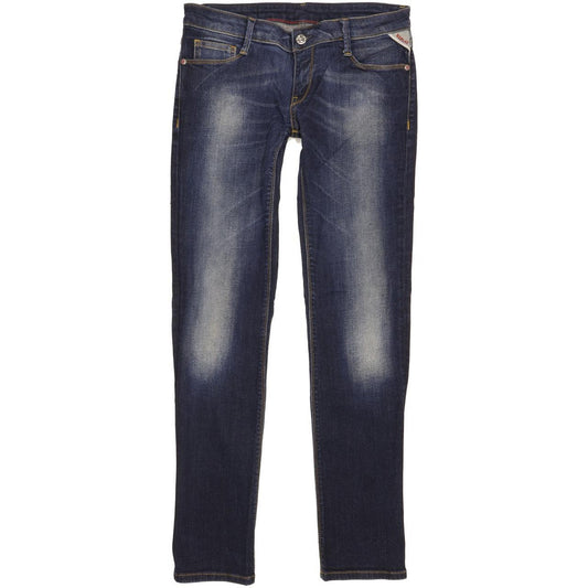 Replay Women Blue Skinny Slim Stretch Jeans W29 L30