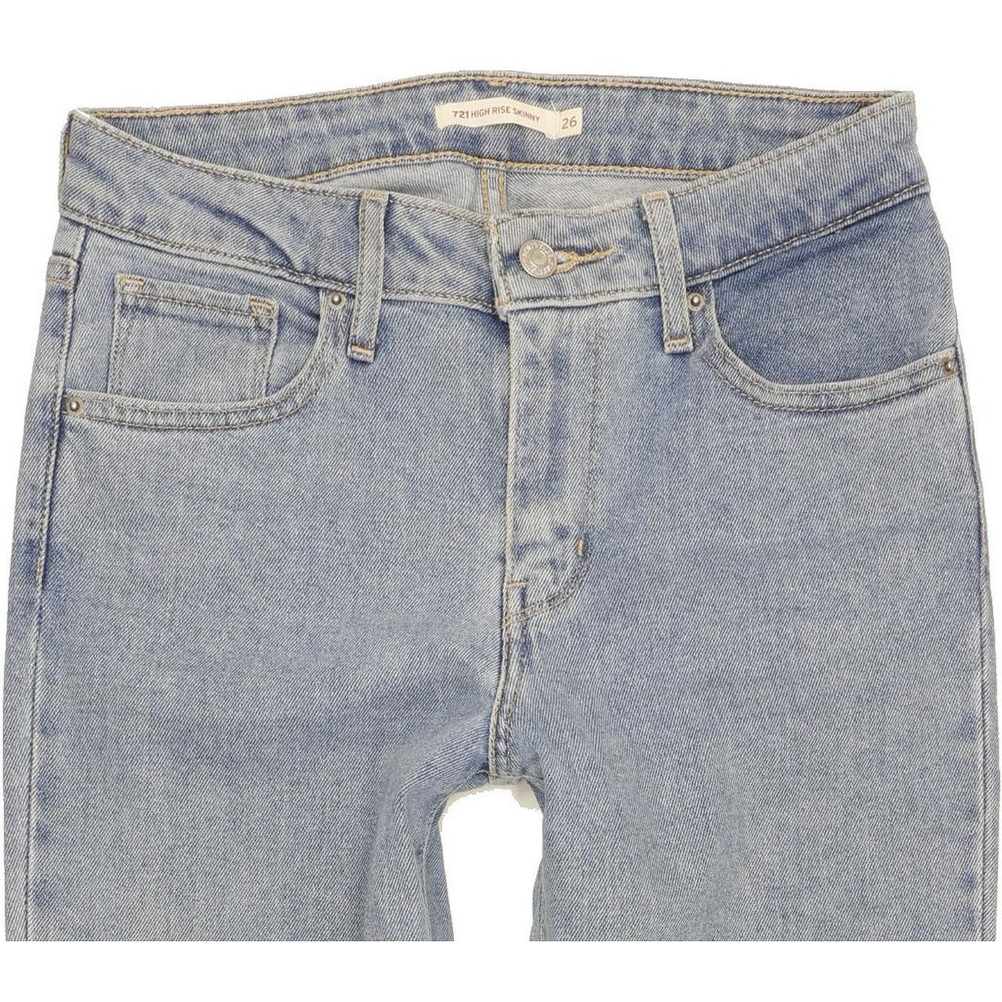 Levi's 721 Women Blue Skinny Slim Stretch Jeans W26 L30
