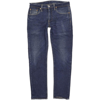 Levi's 502 Men Blue Tapered Slim Stretch Jeans W30 L30