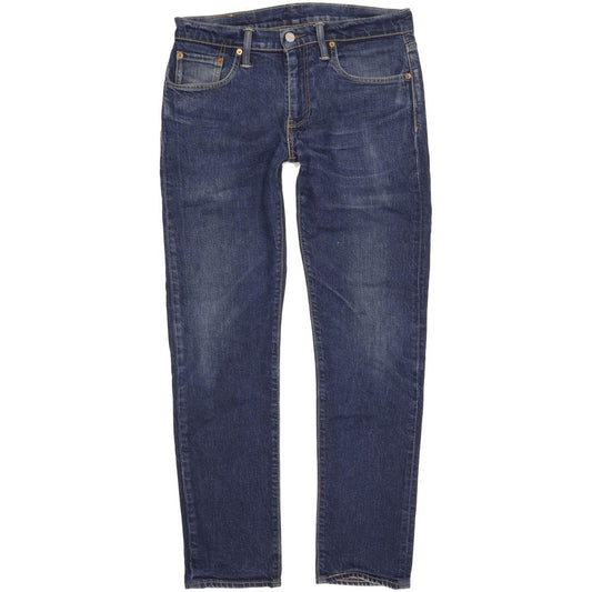 Levi's 502 Men Blue Tapered Slim Stretch Jeans W30 L30