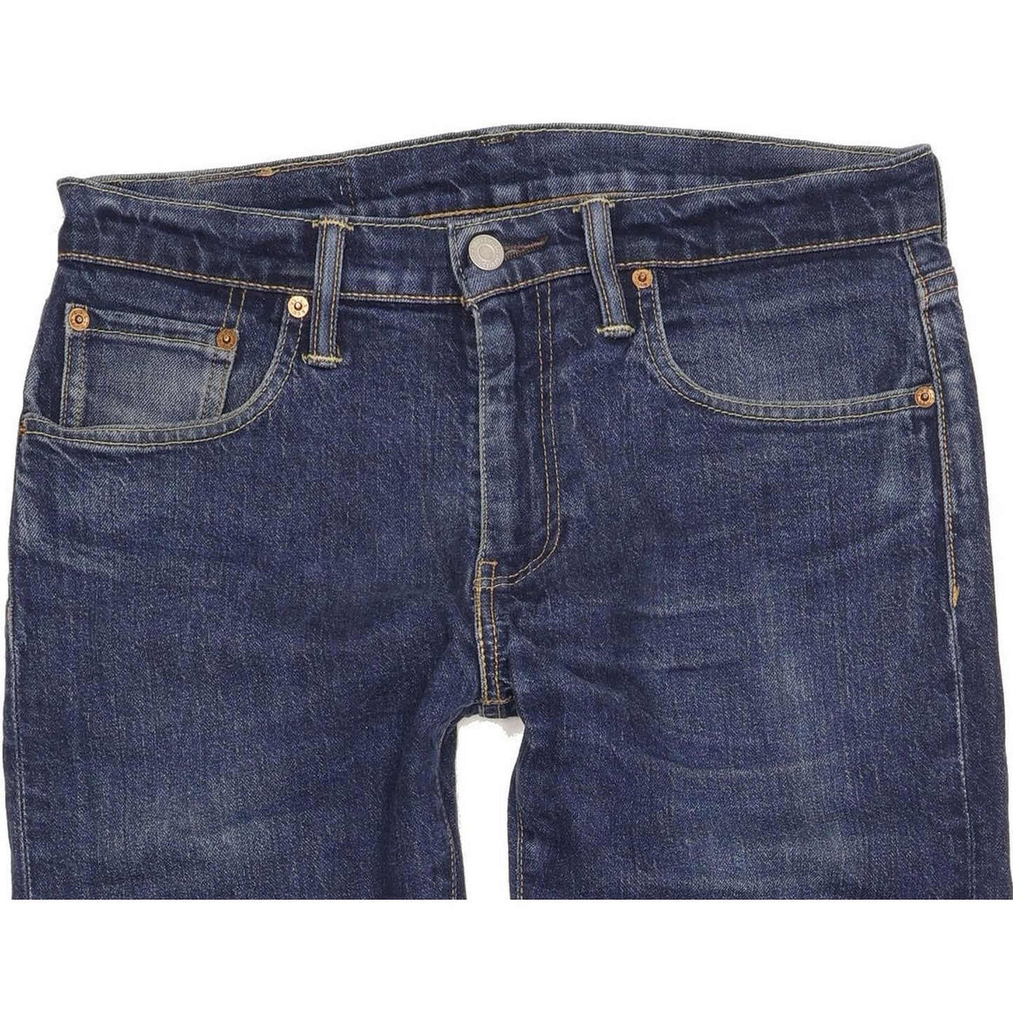 Levi's 502 Men Blue Tapered Slim Stretch Jeans W30 L30