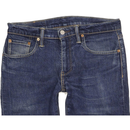 Levi's 502 Men Blue Tapered Slim Stretch Jeans W30 L30