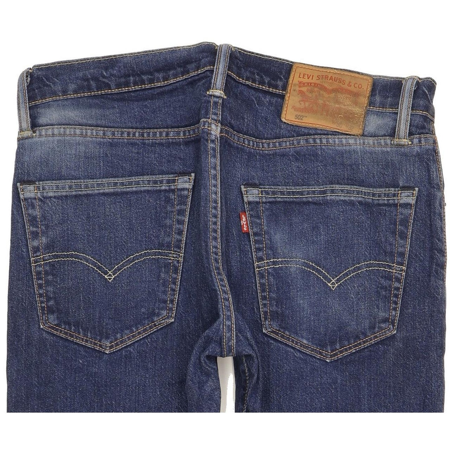 Levi's 502 Men Blue Tapered Slim Stretch Jeans W30 L30
