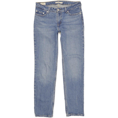 Levi's Low Pitch Women Blue Straight Regular Stretch Jeans W28 L30
