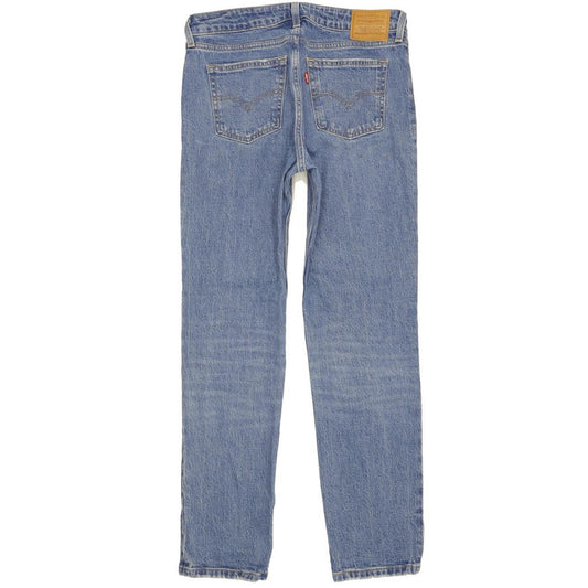 Levi's Low Pitch Women Blue Straight Regular Stretch Jeans W28 L30