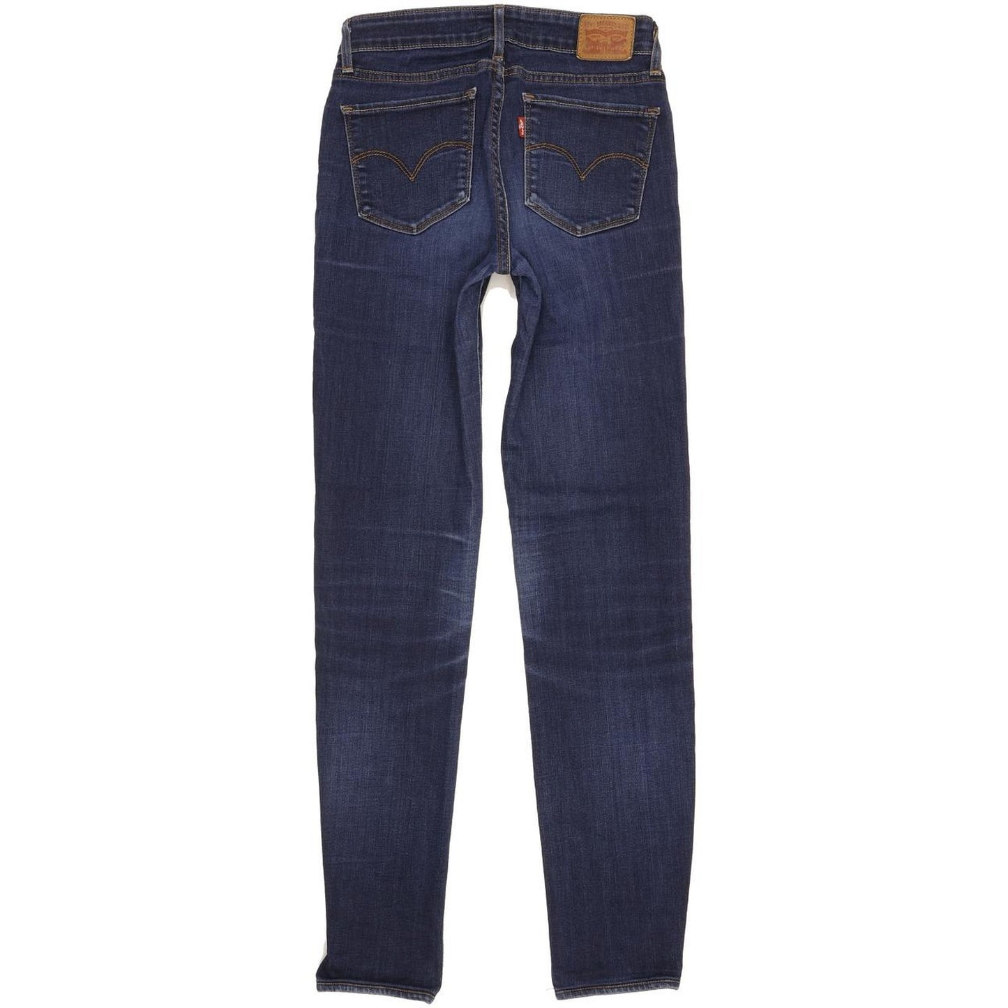 Levi's 714 Women Blue Straight Slim Stretch Jeans W26 L31