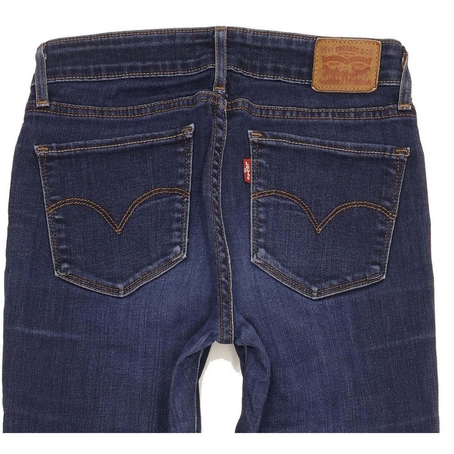 Levi's 714 Women Blue Straight Slim Stretch Jeans W26 L31