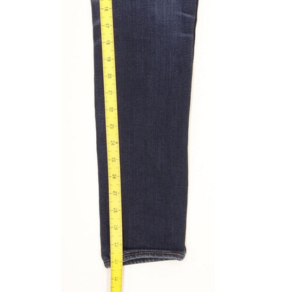 Levi's 714 Women Blue Straight Slim Stretch Jeans W26 L31