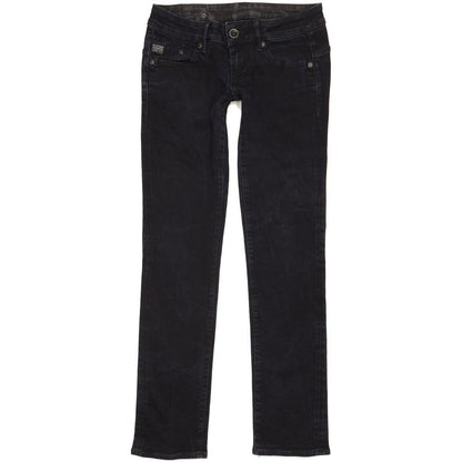 G-Star Midge Women Navy Straight Slim Stretch Jeans W28 L31