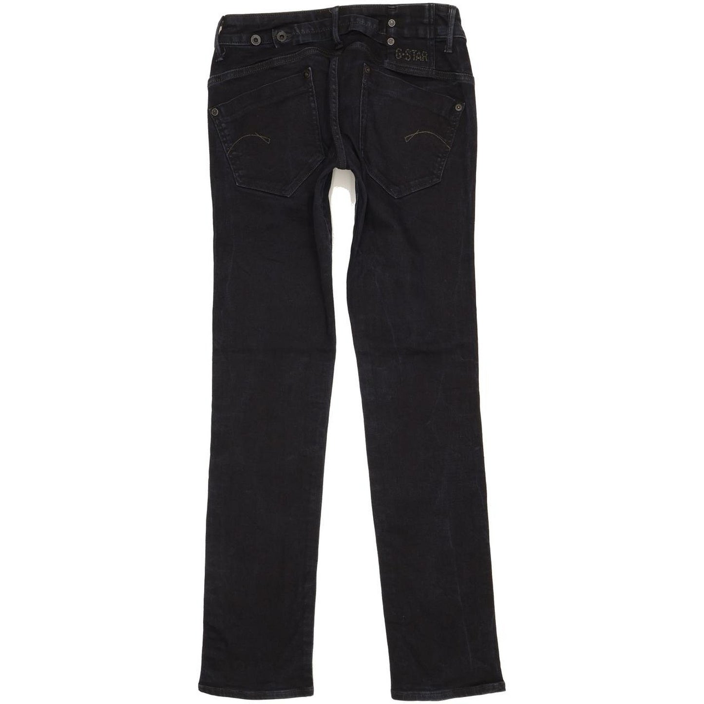 G-Star Midge Women Navy Straight Slim Stretch Jeans W28 L31