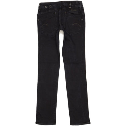G-Star Midge Women Navy Straight Slim Stretch Jeans W28 L31