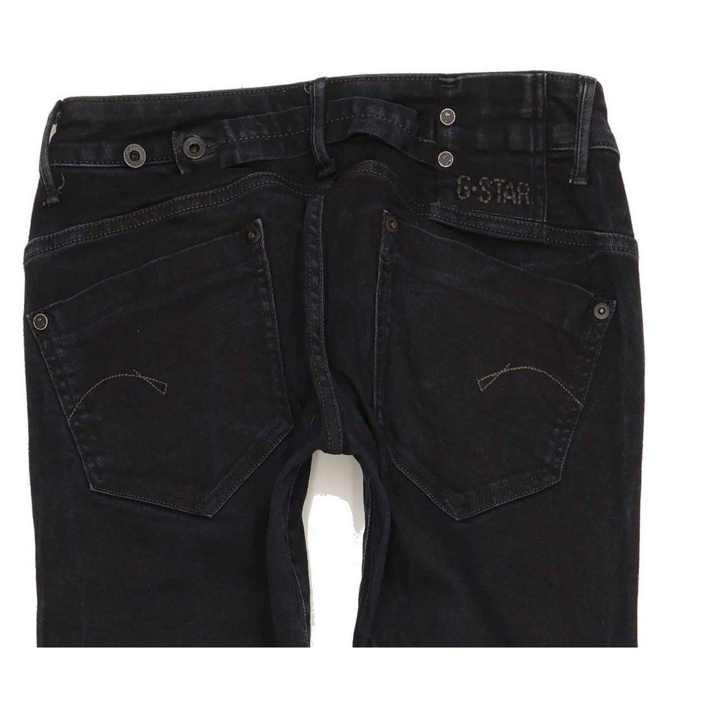 G-Star Midge Women Navy Straight Slim Stretch Jeans W28 L31