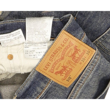 Levi's 510 Men Blue Skinny Slim Stretch Jeans W30 L29