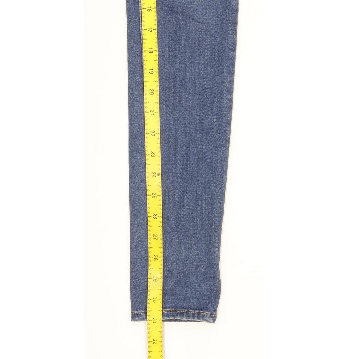 Levi's 710 Super Women Blue Skinny Slim Stretch Jeans W25 L31