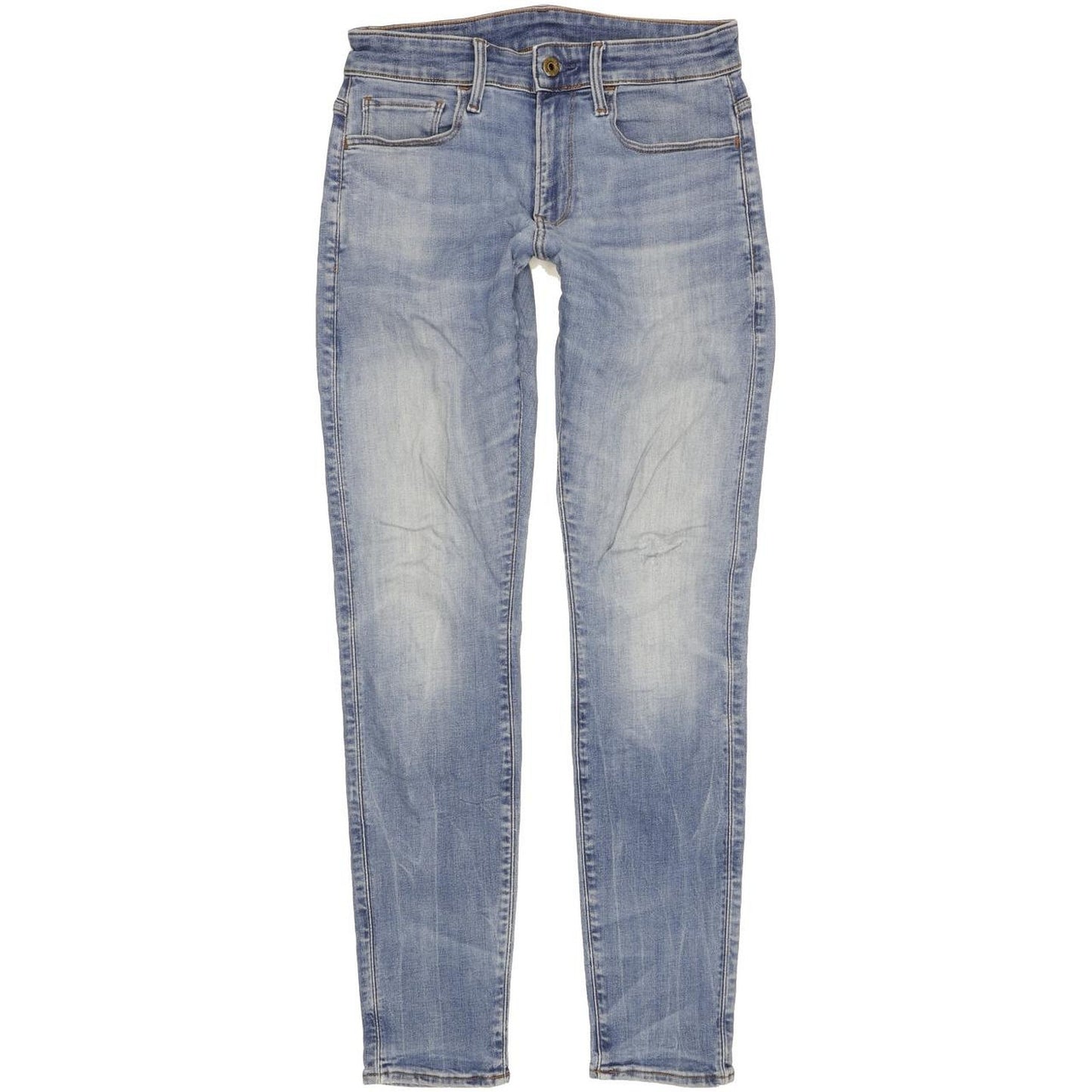 G-Star 3301 Deconstructed Men Blue Skinny Slim Stretch Jeans W28 L31