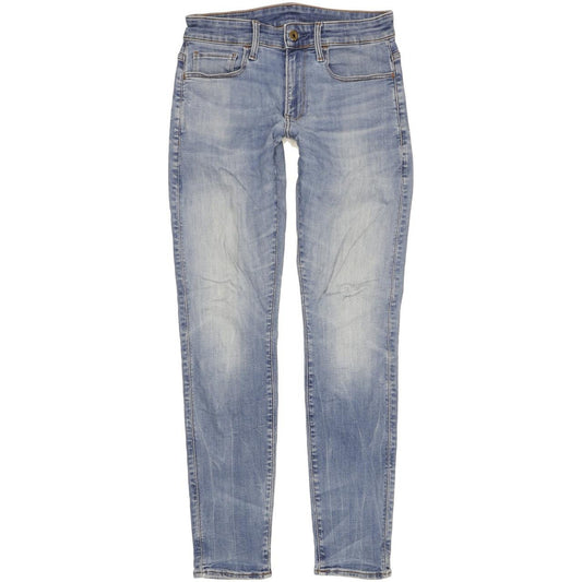 G-Star 3301 Deconstructed Men Blue Skinny Slim Stretch Jeans W28 L31